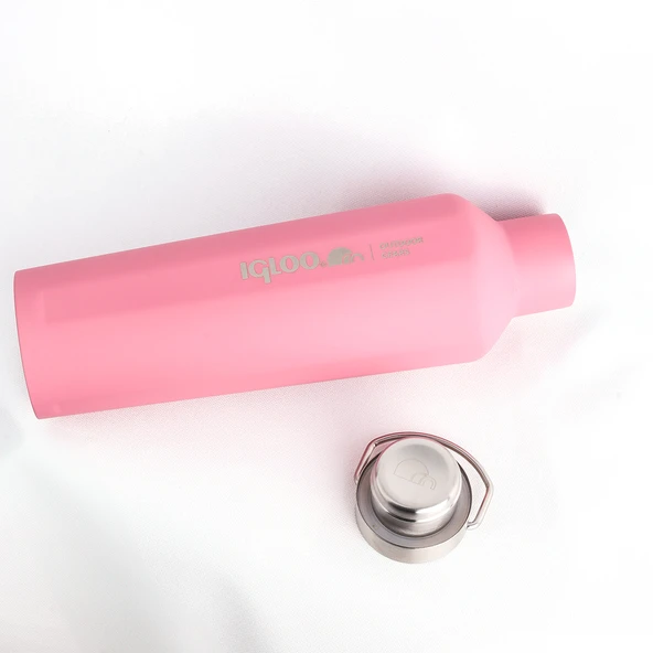 Igloo Pentagon Termos 750ml-PEMBE - Resim 4