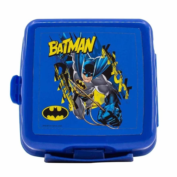 Beslenme Kutusu 4 Bölmeli Batman Mavi Renk Erkek Figürlü 1 Adet Yemek Saklama Kabı Beslenme Çantası ürün görseli 1