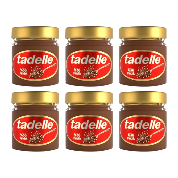 Tadelle Parça Fındıklı Kakaolu Fındık Ezmesi 200 Gr x 6 Adet ürün görseli 1