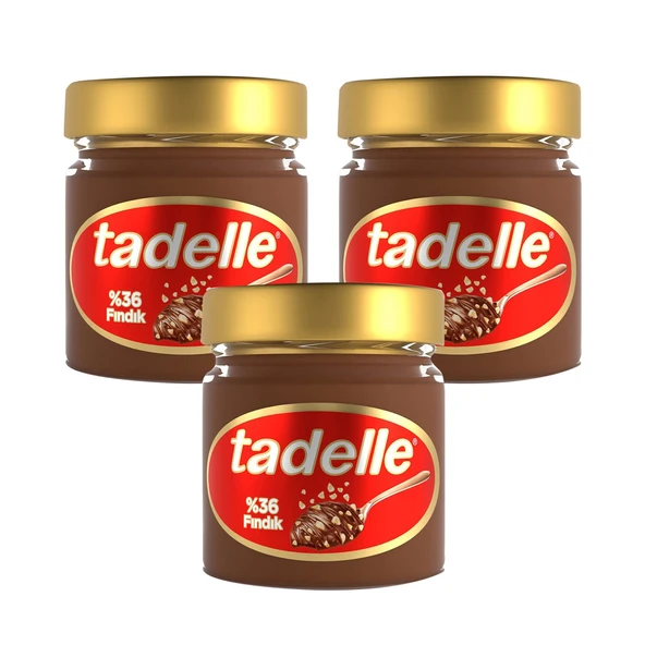 Tadelle Parça Fındıklı Kakaolu Fındık Ezmesi 200 Gr x 3 Adet ürün görseli 1