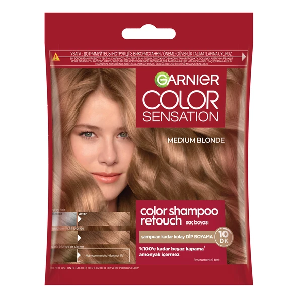 Garnier Color Shampoo Retouch Şampuan Kolaylığında Dip Boyası, Sarı 7.0 ürün görseli 1