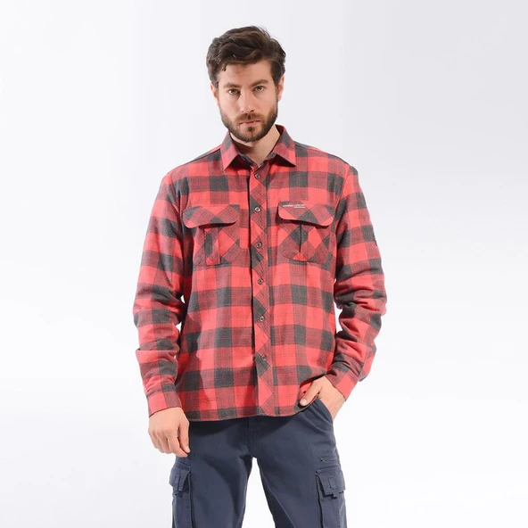 FreeCamp Lumberjack Gömlek-KIRMIZI ürün görseli 1