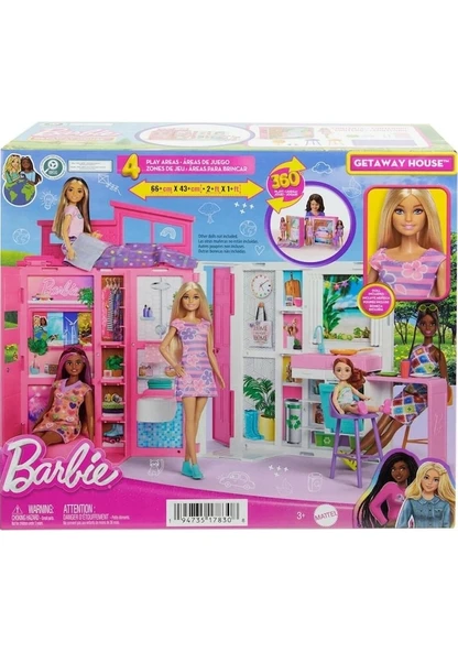 Barbie 'nin Yeni Portatif Evi 2024 HRJ77 Lisanslı Ürün ürün görseli 1