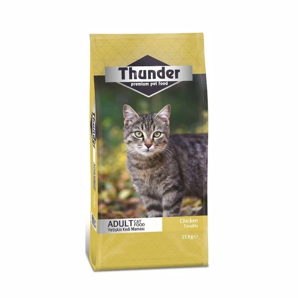 Thunder Tavuklu Yetişkin Kedi Maması 15 kg ürün görseli 1