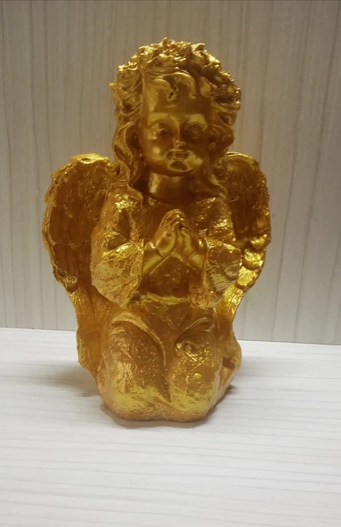 Evlilik Yıl Dönümü Hediyesi Kız Arkadaşa Doğum Günü Hediyesi Dua Eden Melek Figürü -  Polyester ürün görseli 1
