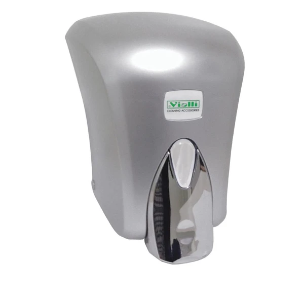 Omnipazar Vialli F6C Hazneli Köpük Sabun Dispenseri Gri - Krom 1000 ml ürün görseli 1