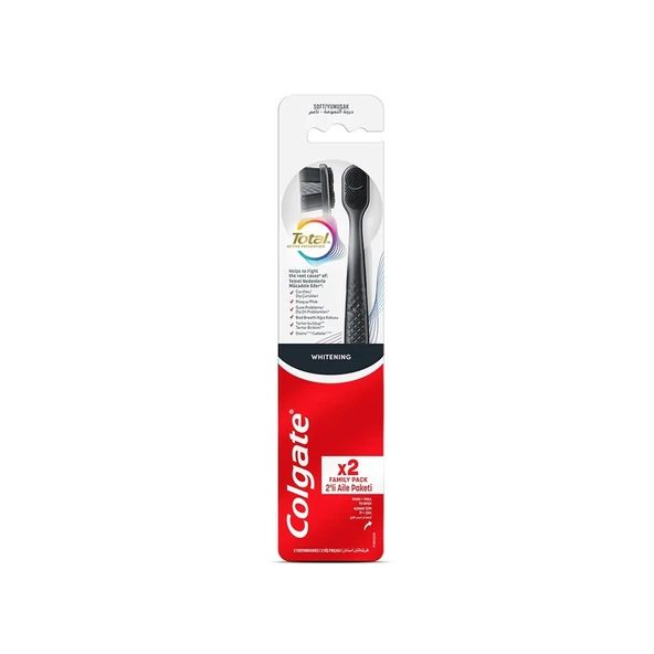 Colgate Total Foamıng Clean Black 1+1 Diş Fırcası ürün görseli 1