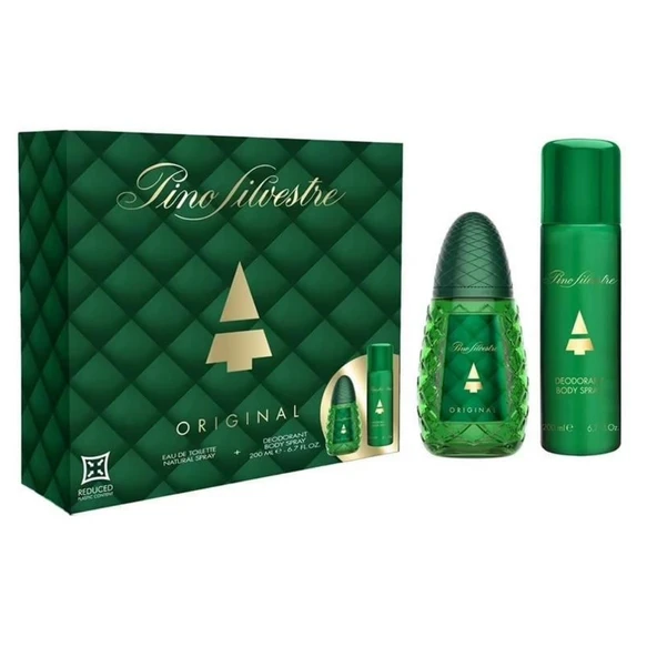 Pino Silvestre EDT 125 ml + Deospray 200 ml Erkek Parfüm Seti ürün görseli 1
