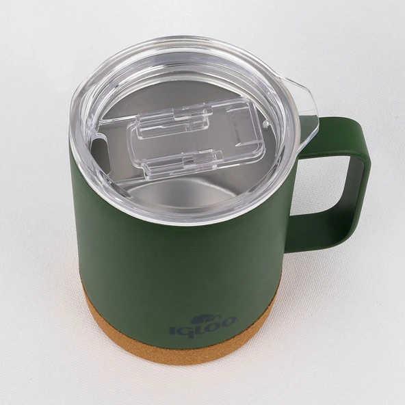 Igloo Cork Mug 350ml-HAKİ - Resim 3