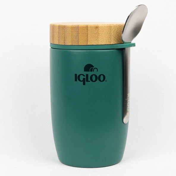Igloo Bamboo Yemek Termosu 500ml-YEŞİL ürün görseli 1