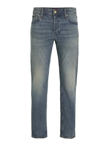 JACK JONES Mıke Rahat Kesim Dar Paça Erkek Kot Pantolon 12269527 ürün görseli 1