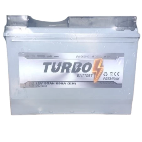 TURBO 95 AH. 690A (EN) (PETLAS GARANTİSİ ALTINDA) (ÜRETİM TARİHİ: 2025) ürün görseli 1