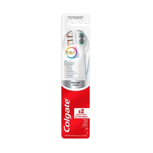 Colgate Total Foamıng Clean 1+1 Diş Fırcası ürün görseli 1