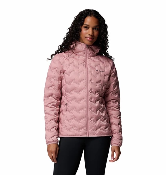 Columbia Delta Ridge™ II Down Hooded Jacket Kırmızı Kadın Outdoor Mont WK2769 ürün görseli 1