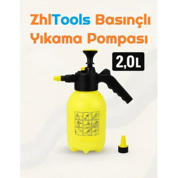 Zhltools Basınçlı Araç Yıkama Pompası 2 Litre ürün görseli 1