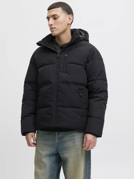 JACK JONES Kapüşonu Çıkabilir Erkek Mont 12278792 ürün görseli 1