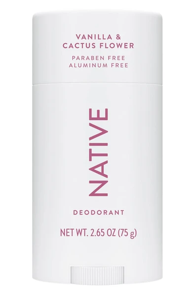 Native Vanilla & Cactus Flower Alüminyumsuz Stick Deodorant 75GR ürün görseli 1