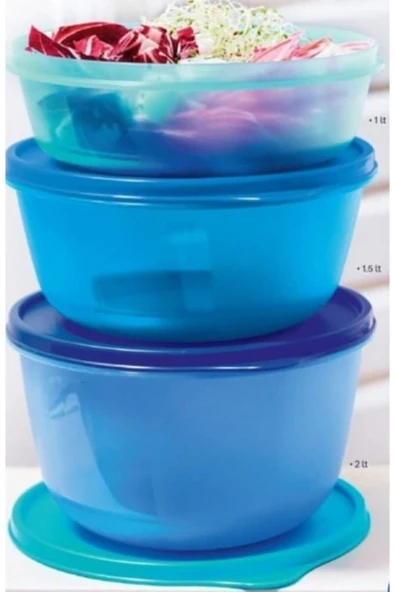 Buzdolabı Saklama Kabı 3lü Set Mucize Şeker Set ürün görseli 1