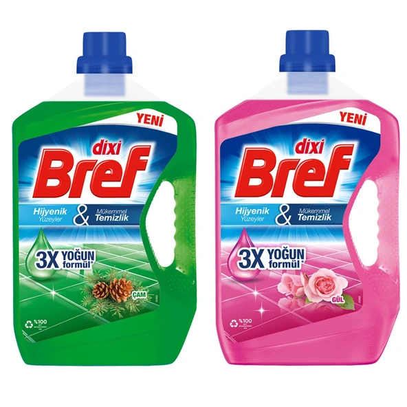 Bref Yüzey Temizleyici 3 lt Çam ve Gül 2 li Paket ürün görseli 1