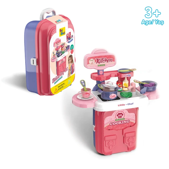 Ogi Mogi Toys Mutfak Oyun Seti 2’si 1 Arada Taşınabilir Sırt Çantası ürün görseli 1