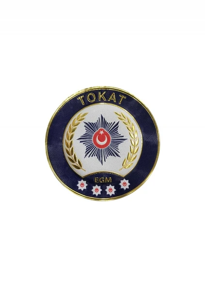 TOKAT Polis Kol Arması 3D Plastik TPU, Yeni Tip, Cırtlı, Standart Ölçü, 1.sınıf Kalite ürün görseli 1