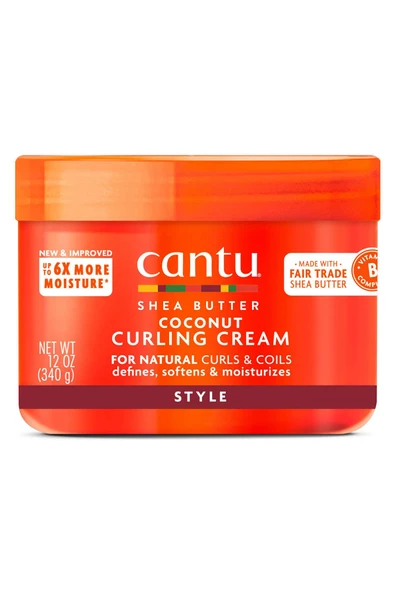 Cantu Coconut Bukle Belirginleştirici Durulanmayan Saç Kremi 340GR ürün görseli 1