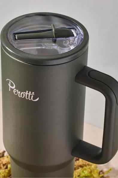 Perotti 17237 Colte V2 Paslanmaz Çelik Termos Bardak 1,2 Lt Yeşil - Resim 2