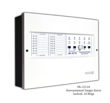 Mavigard ML-22116 Konvansiyonel yangın alarm santralı, 16 Bölge ürün görseli 1