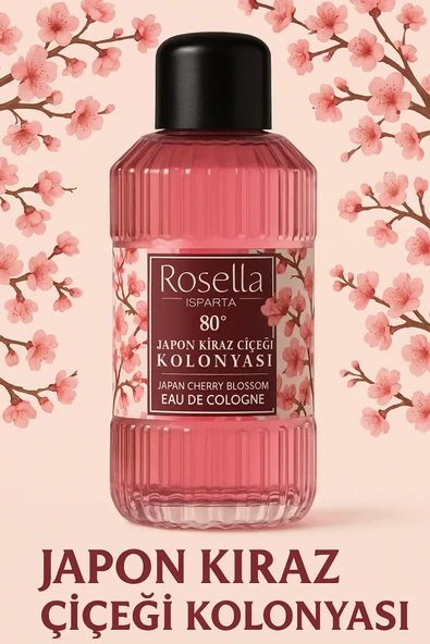 ROSELLA JAPON KİRAZ ÇİÇEĞİ KOLONYASI 80C KREMLİ ürün görseli 1