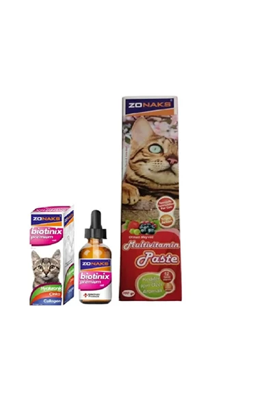 Biotinix Premium Cat (Tüy Dökülmesine Son Verin) Ve MultiVitamin Pasta 100 GR ürün görseli 1