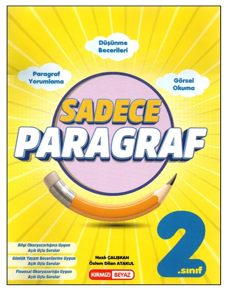 Kırmızı Beyaz 2. Sınıf Sadece Paragraf ürün görseli 1