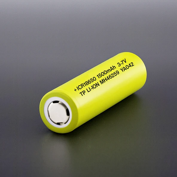 Fıstık Yeşil Şarjlı Batarya Pil 3.6V 1500mAh Li-Ion Uzun Ömürlü Yüksek Kapasite Şarj Edilir 18650 ürün görseli 1