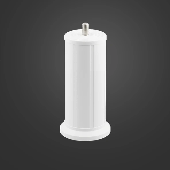 Keson 4 Adet 12 cm Beyaz Plastik Mobilya Baza Tv Ünitesi Yükseltme Ayağı Destek Ayağı ürün görseli 1
