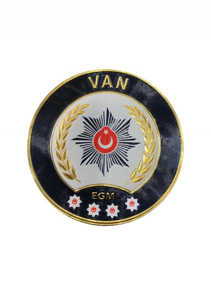 YOZGAT Polis Kol Arması 3D Plastik TPU, Yeni Tip, Cırtlı, Standart Ölçü, 1.sınıf Kalite ürün görseli 1