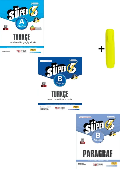 Nitelik Yayınları 5. Sınıf Türkçe (A) (B) Paragraf Beceri Temelli Soru Kitabı Seti Yeni ürün görseli 1