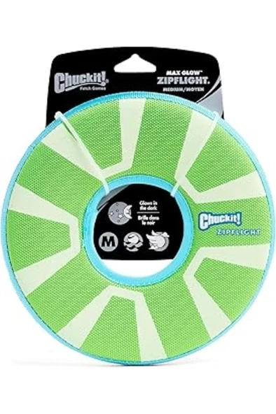 Chuckit! Zipflight Max Glow Gece Parlayan Frizbi ürün görseli 1