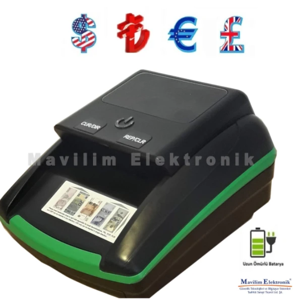 Bill Counter AL-130 F4 SahtePara Kontrol Makinesi  TL, USD, EURO, GBP ürün görseli 1