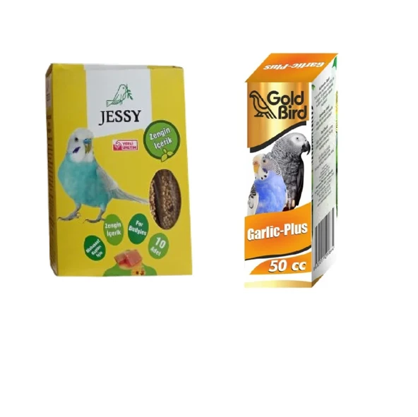 Garlic-Plus Kafes Kuşları Için Iştah Acıcı Damla Ve Jessy Ballı Kraker 10 lu ürün görseli 1