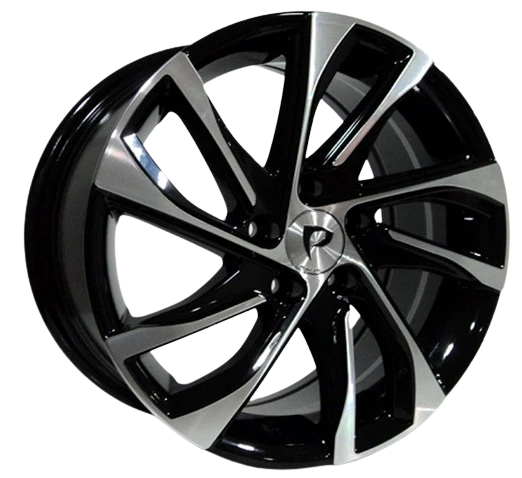 6.5 X 15 BK-5760 5X98 ET40 58.1 BLACK MACHINED ürün görseli 1