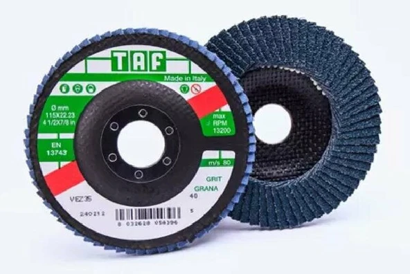TAF T-VEZ35-80 Flapdisk Zir-Oks Vez-35-80 K.155X22 mm ürün görseli 1