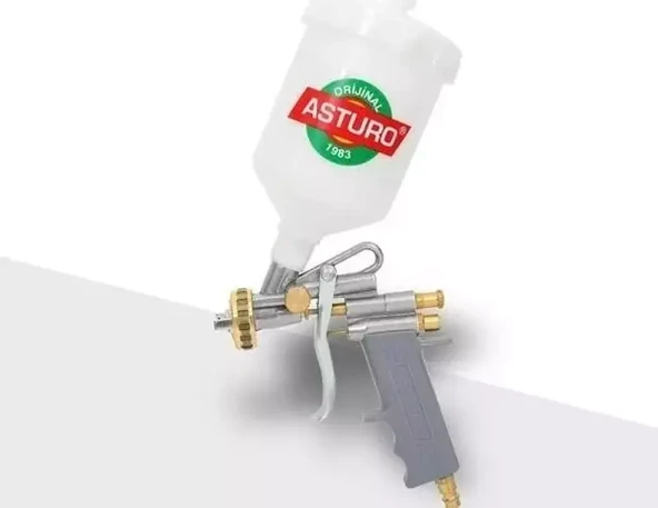 Asturo E70 1.8 mm Üstten Depolu Boya Tabancası ürün görseli 1