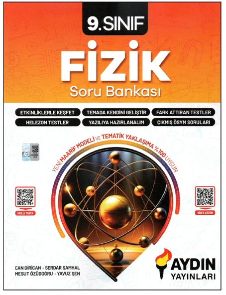 Aydın 9.Sınıf Fizik Soru Bankası ürün görseli 1
