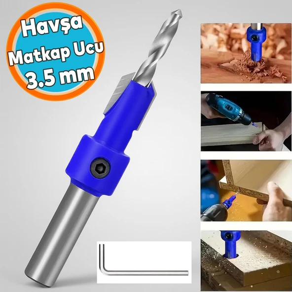 Ahşap Açma Havşa Matkap Ucu 3.5 mm Havşalı ürün görseli 1
