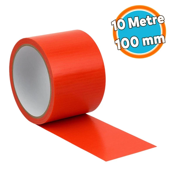 Tamir Bandı 100 mm x 10 mt Çok Amaçlı Güçlü Yapışkanlı Suya Dayanıklı Onarım Yalıtım Bandı Kırmızı ürün görseli 1