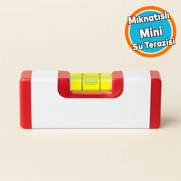 Mıknatıslı Mini Su Terazisi Küçük Hassas El Tipi İnşaat Montaj Terazisi 120 mm 12 cm ürün görseli 1
