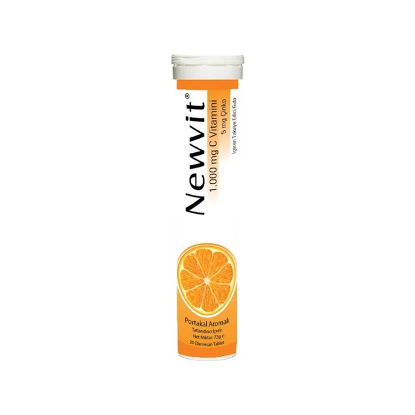 Newvit Vitamin C Efervesan - 20 Tablet ürün görseli 1