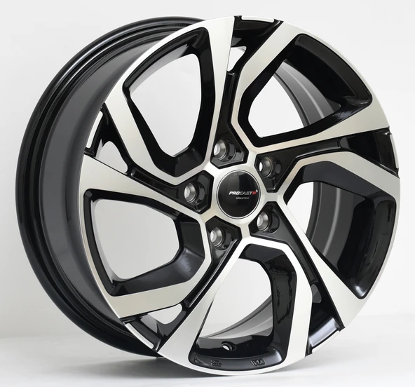 7 X 16 PRO-65229 5X114.3 ET40 66.1 BLACK MACHINED XL ürün görseli 1