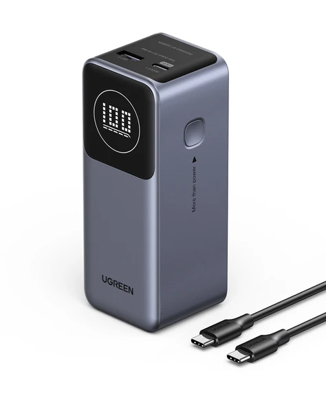UGREEN Nexode Pro 12.000 mAh 100W Hızlı Şarj Powerbank, 1xUSB-C, 1xUSB-A, 35526B ürün görseli 1