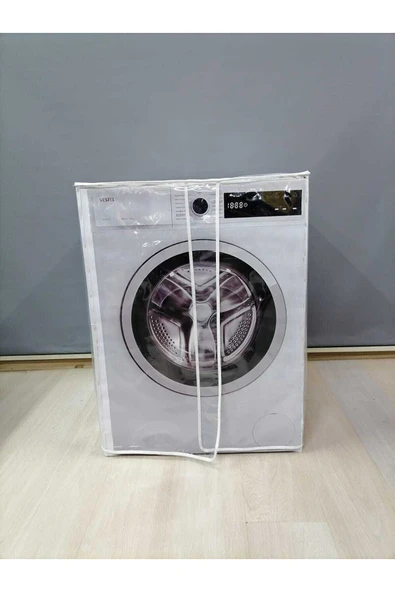 Çamaşır Makinesi Örtüsü (ŞEFFAF) – Su Geçirmez, Dayanıklı Ve Toz Koruyucu Pvc Örtü ürün görseli 1