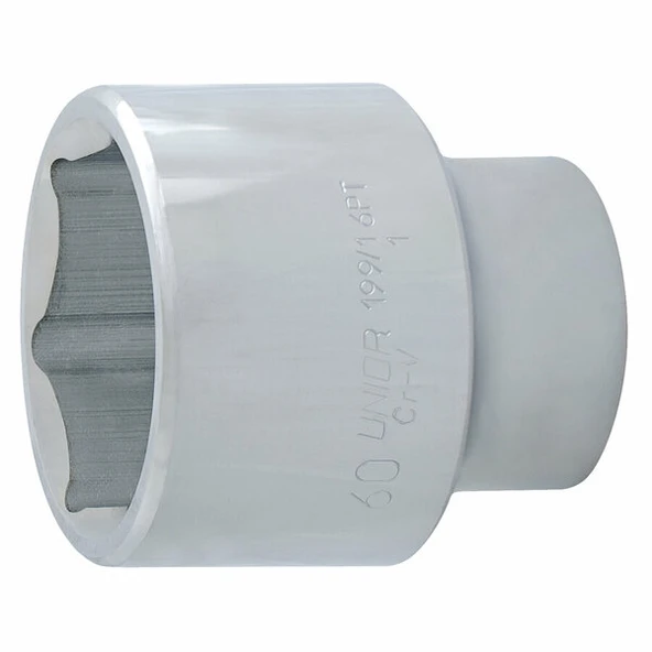 UNIOR UN603097 1'' 6 Köşe Lokma 50 mm 199/1 6P ürün görseli 1